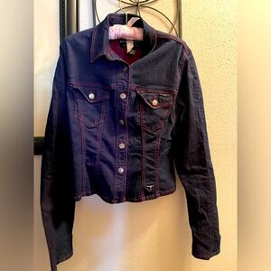 Sergio Valente blue jeans jacket size Xl used